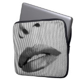 Lippen Laptopschutzhülle (Vorderseite Links)