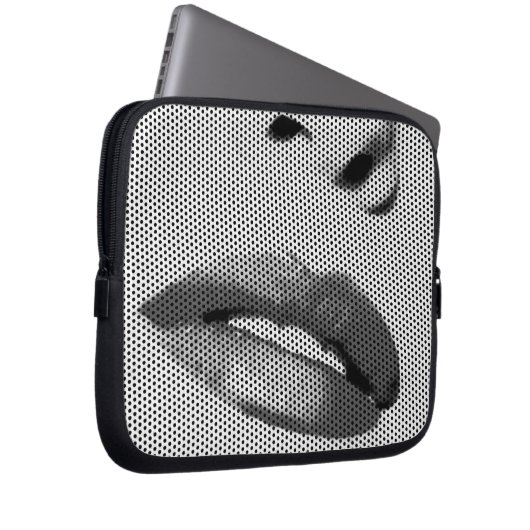 Lippen Laptopschutzhülle (Vorne Rechts)