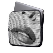 Lippen Laptopschutzhülle (Vorderseite Links)