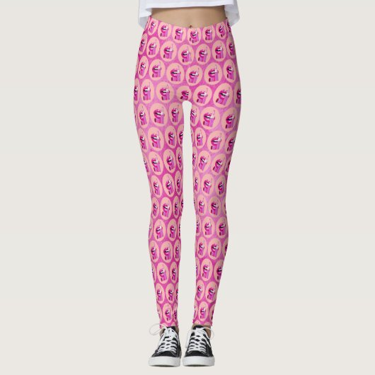 Lippen Leggings (Vorderseite)