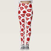 Lippen Leggings (Vorderseite)