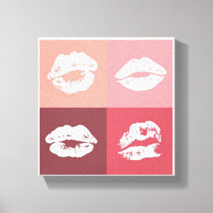 Lippen Leinwanddruck