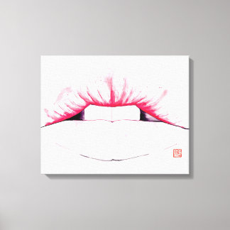 Lippen Leinwanddruck