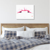 Lippen Leinwanddruck (Insitu (Schlafzimmer))
