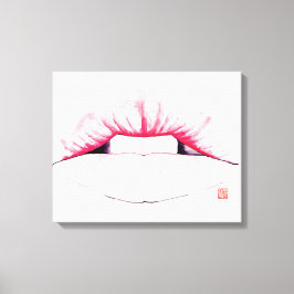 Lippen Leinwanddruck