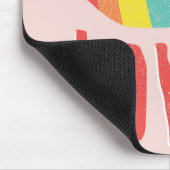 Lippen Liebe ist Liebe Mousepad (Ecke)