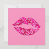 Lippen lieben 01 feiertagskarte (Vorderseite)