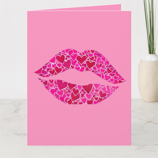Lippen lieben 01 karte (Vorderseite)