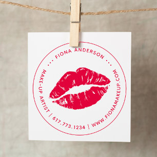 Lippen-Make-up-Artist Permastempel