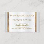 Lippen Meridian Gold Confetti & Lila Lippen Visitenkarte (Rückseite)