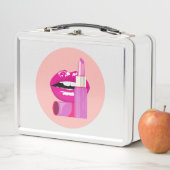 Lippen Metall Brotdose (Beispiel)