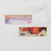 LIPPEN MINI VISITENKARTE (Vorne/Hinten)