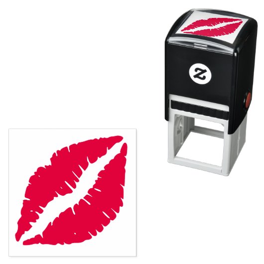 Lippen - mit Kuss versiegelt Permastempel (Beispiel)