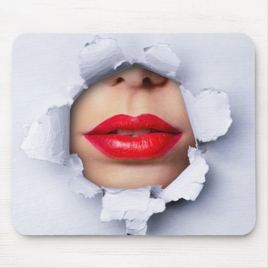 Lippen Mousepad (Vorne)