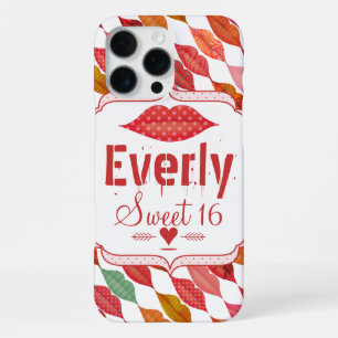 Lippen Mrs. Hipster Vintage Retro Braut iPhone 16 Pro Max Hülle