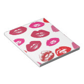 Lippen Notizblock (angewinkelt)