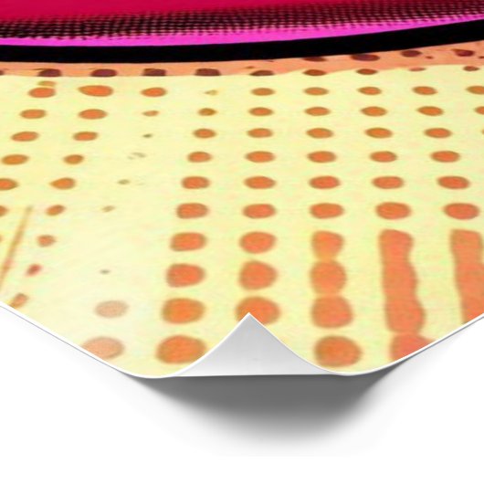 Lippen Poster (Ecke)