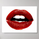 Lippen-Poster Poster (Vorne)
