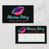 Lippen Rainvow, Maskenbildner, Verabredung Visitenkarte (Vorne/Hinten)