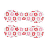 Lippen, rot und rosa, Lippenmuster, Lippenstift, K Baseball (Paneele)