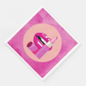 Lippen Serviette (Ecke)