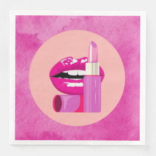 Lippen Serviette