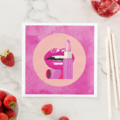 Lippen Serviette (Beispiel)