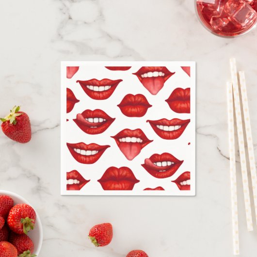 Lippen Serviette (Beispiel)