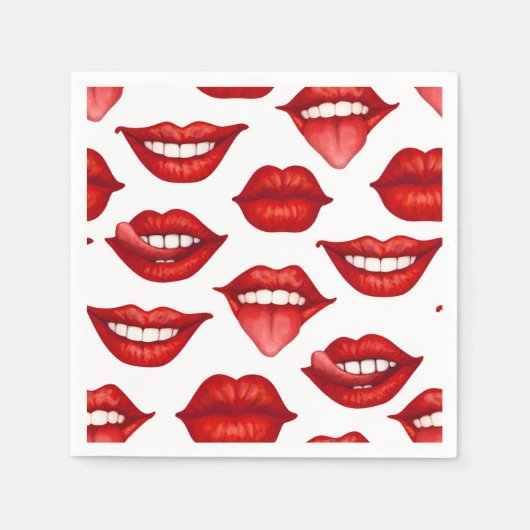 Lippen Serviette (Vorderseite)