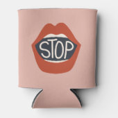 Lippen stoppen dosenkühler (Vorderseite)
