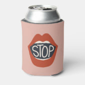 Lippen stoppen dosenkühler (Kanne Rückseite)