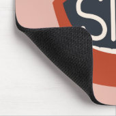 Lippen stoppen mousepad (Ecke)