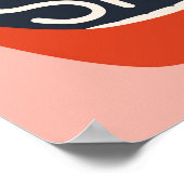 Lippen stoppen poster (Ecke)