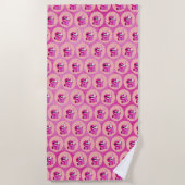 Lippen Strandtuch (Vorderseite)