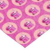 Lippen Tischdecke (Schrägansicht)