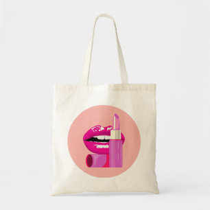 Lippen Tragetasche