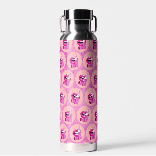 Lippen Trinkflasche (Vorne)