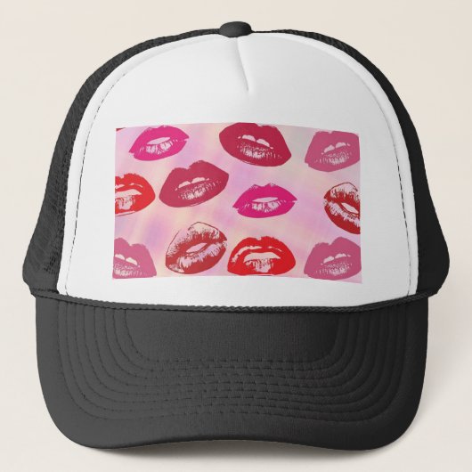 Lippen Truckerkappe (Vorderseite)
