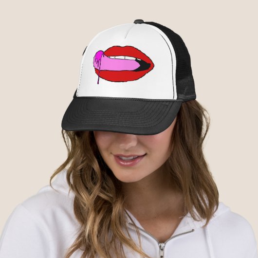 Lippen Truckerkappe (Beispiel)