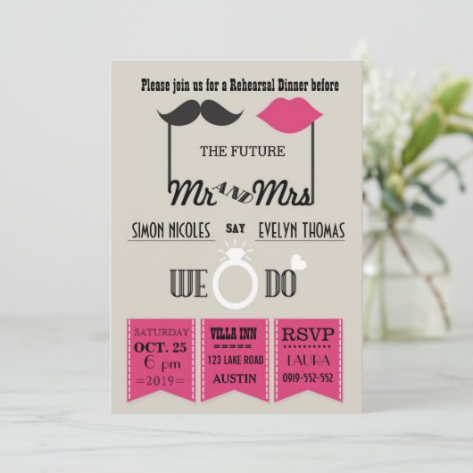 Lippen und einladung (Stehend Vorderseite)