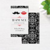 Lippen und Gastgeschenk Hochzeit-Tags (Damask) (Schreibtisch)