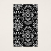 Lippen und Gastgeschenk Hochzeit-Tags (Damask) (Rückseite)