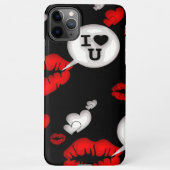 Lippen und Liebe iPhone Hülle (Rückseite)