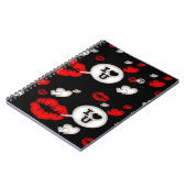 Lippen und Liebe Notizblock (Linke Seite)