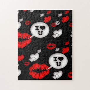 Lippen und Liebe Puzzle