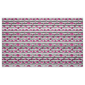 Lippen und Lippenstift mit rosa Glitzer Stoff (Fat Quarter (45,7 x 55,9 cm))