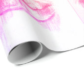 Lippen- und Nasenstifte, Zeichnend Wrapping Paper Geschenkpapier (Rolleneckpunkt)