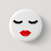 Lippen und Peitschen Button (Vorderseite)