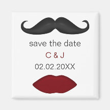 Lippen und Schnurrbart-Mod speichern Sie die Datum