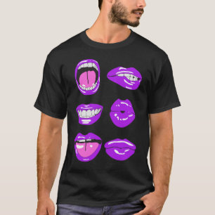 Lippen und Zahn-T-Shirt T-Shirt